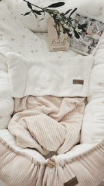 Babynestje Champagne Velvet Rib / Klaver 4