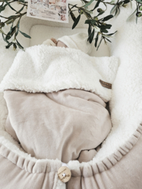 Babynestje Beige Velvet / Teddy