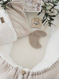 Babynestje Beige Velvet / Teddy