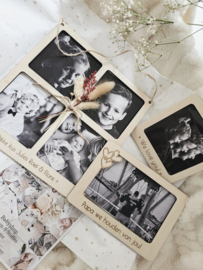 Foto Frame 4 ~ Met gedroogde bloemen