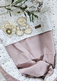 Babynestje Oudroze Wafel / Confetti