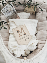 Babynestje Creme Velvet Rib / Beige Velvet
