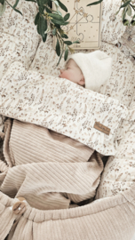 Babynestje Greige Velvet Rib / Dry Flower