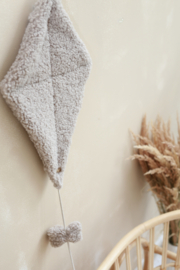 Vlieger Teddy boucle cream & taupe babyly