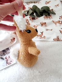 Speenkoord knuffel met rinkeltje erin