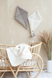 Vlieger Teddy boucle cream & taupe babyly