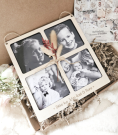 Foto Frame 4 ~ Met gedroogde bloemen