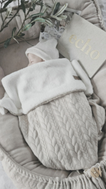 Babynestje Brei Sad Beige / Beige Velvet
