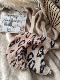 Speendoekje maan Teddy Leopard Beige