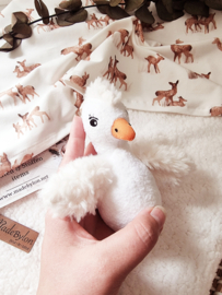 Speenkoord knuffel met rinkeltje erin