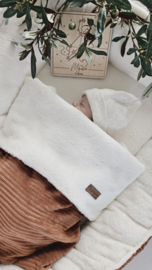 Babynestje Toffee velvet rib / Teddy kort