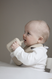 SIlicone Slabbetje Oysterbeige