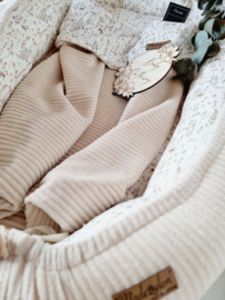Babynestje Champagne Velvet Rib / Dry flowers