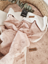 Deken Flower Botanisch / Teddy Kort