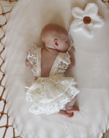 Speendoekje Daisy Creme groot