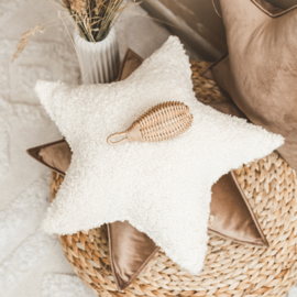 Teddy boucle ster kussen babyly