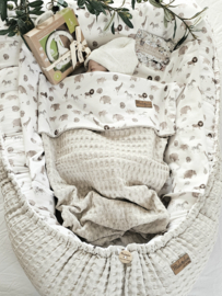 Babynestje Beige Grof Wafel / Safari