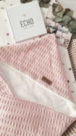 Badcape Grof Poeder Pink / Teddy Kort