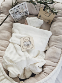 Babynestje Creme Velvet Rib / Beige Velvet