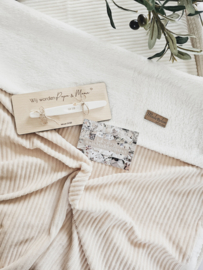 Deken Champagne Velvet Rib / Teddy kort
