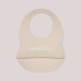 SIlicone Slabbetje Oysterbeige