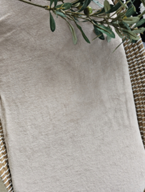 Hoeslaken Wandelwagen Badstof Dusty beige SALE