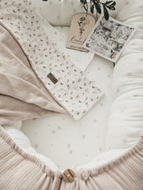 Babynestje Champagne Velvet Rib / Klaver 4