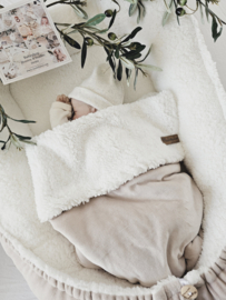 Babynestje Beige Velvet / Teddy