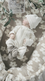 Babynestje Teddy Sad Beige Bloem