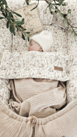 Babynestje Greige Velvet Rib / Dry Flower