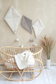 Vlieger Teddy boucle cream & taupe babyly