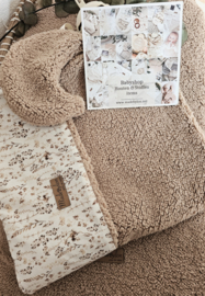 Deken Dry Flower / Teddy Bruin