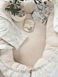 Babynestje Vaarn Beige / Beige Velvet