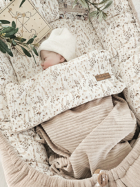 Babynestje Greige Velvet Rib / Dry Flower