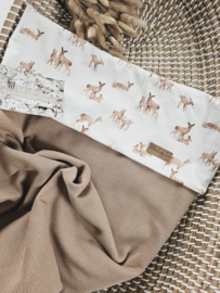 Deken Knit Mokka / Bambi