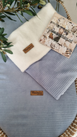 Hoeslaken Babyblauw Velvet Rib