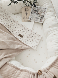 Babynestje Champagne Velvet Rib / Klaver 4
