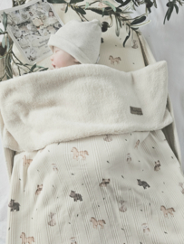 Deken Babyrib Babydiertjes & Teddy kort