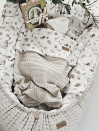 Babynestje Beige Grof Wafel / Safari