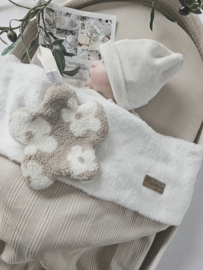 Hoeslaken Babyrib Sad Beige