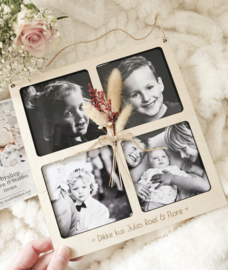Foto Frame 4 ~ Met gedroogde bloemen