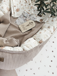 Babynestje Beige wafel / Schildpad