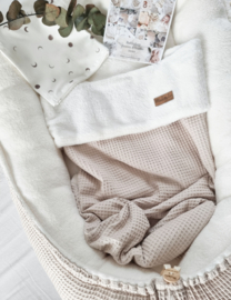 Babynestje Baby Beige Wafel / Teddy Kort