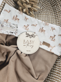 Deken Knit Mokka / Bambi