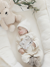 Babynestje Creme Velvet Rib/ Teddy Kort