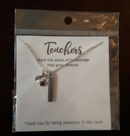 Ketting voor leerkracht ( appel en meetlat) OP=OP!