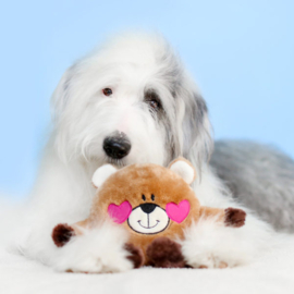 Hondenspeelgoed | Valentijn | ZippyPaws | Valentines Brainey – Bear in Love