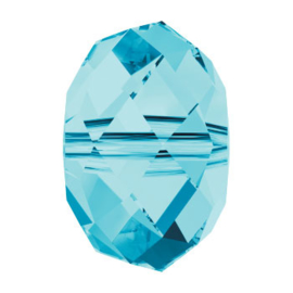 5040 kraal briolette 18 mm aquamarine (202) p/2