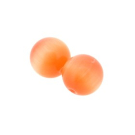 cateye glaskraal 8 mm oranje p/25