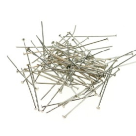 nietstift / headpin 30 mm Rhodium p/100